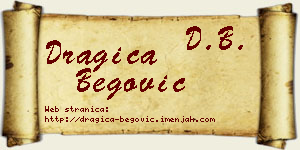 Dragica Begović vizit kartica